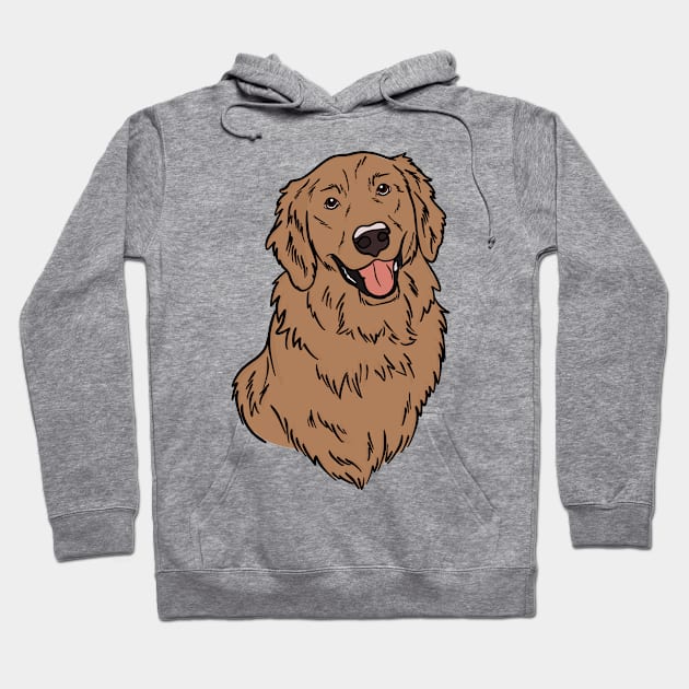 A Golden Retriever Hoodie by rmcbuckeye